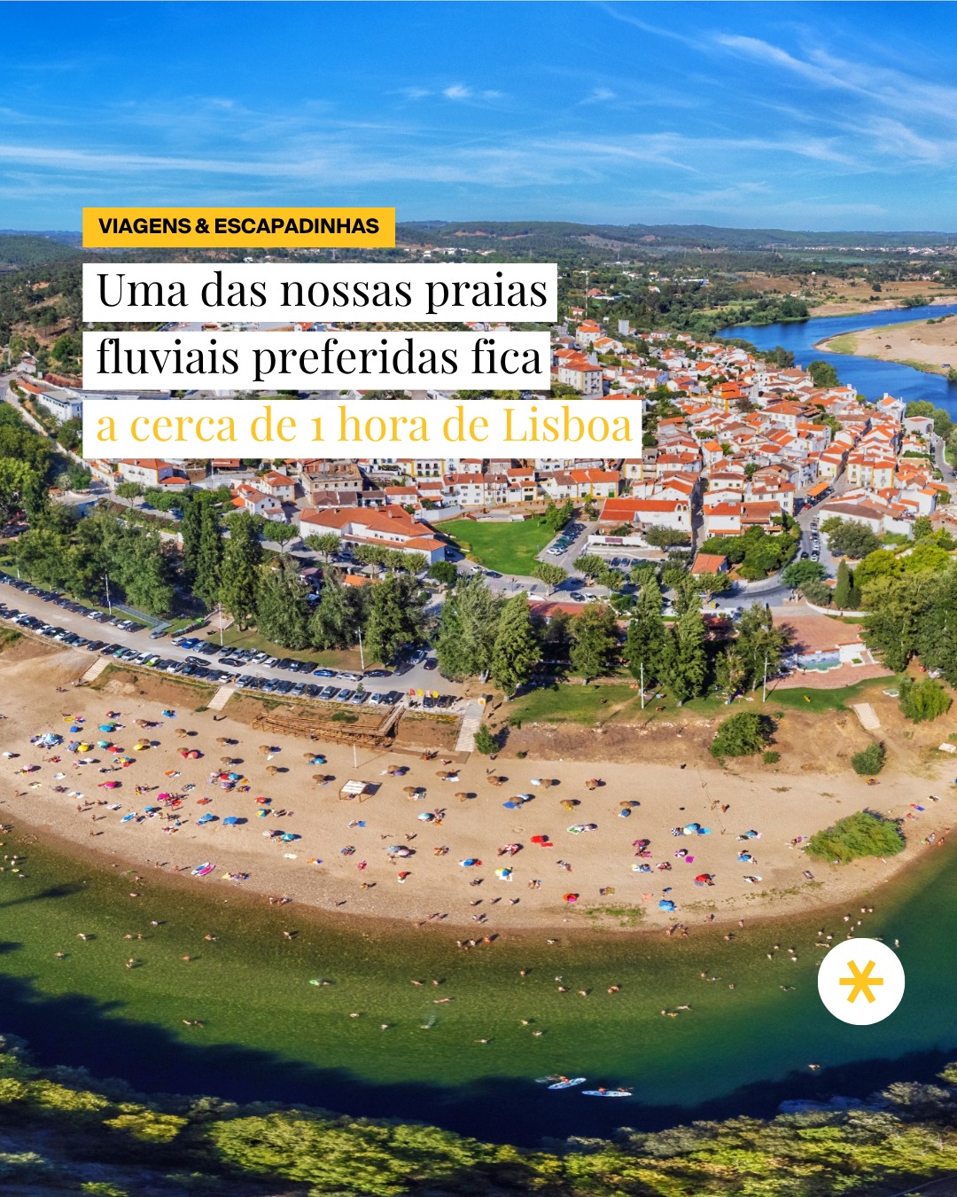 Praia Fluvial de Constância época balnear abre no próximo sábado, 6 de junho