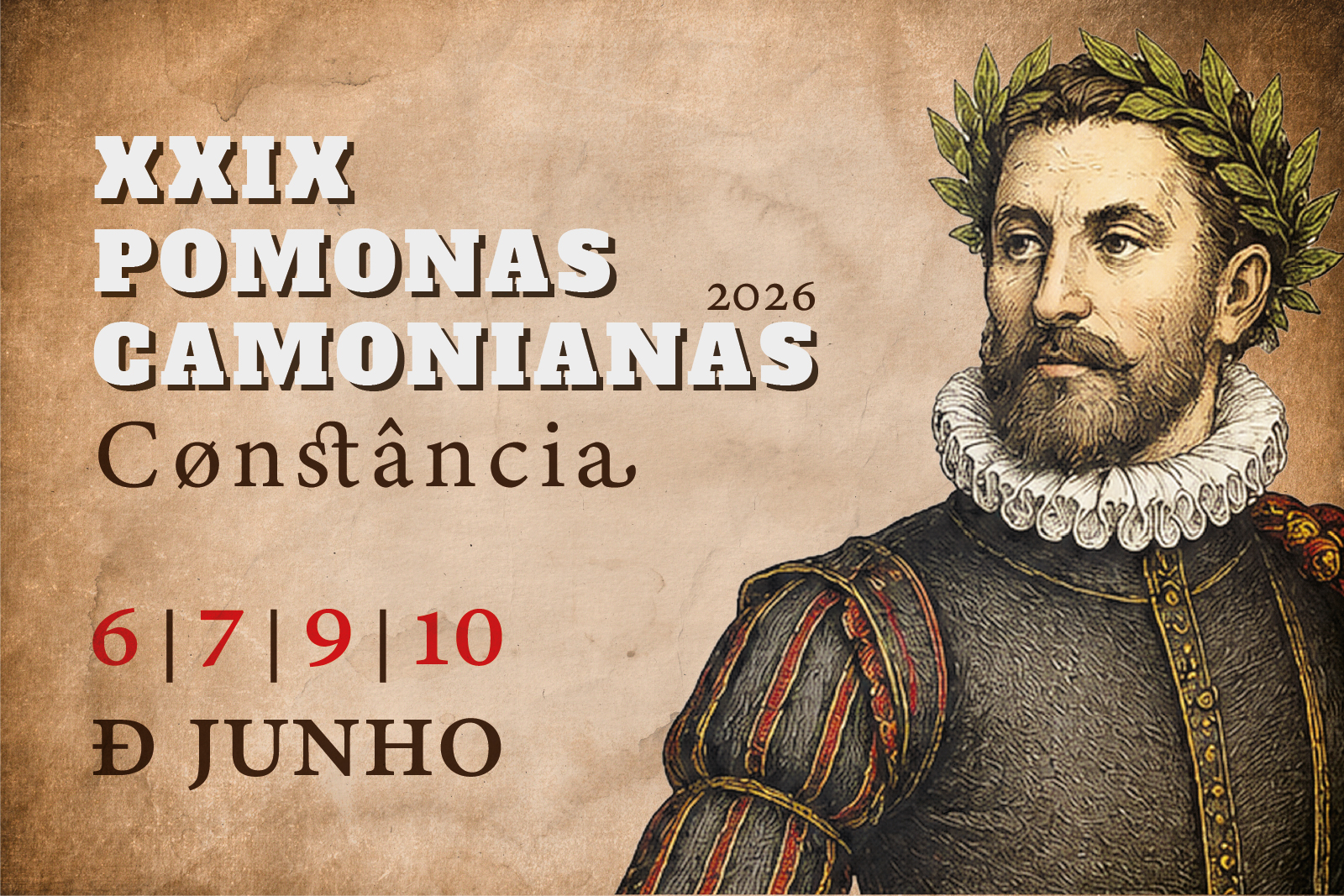 Pomonas Camonianas em Constância  6, 7, 9 e 10 de junho